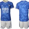 Kit Anpassbar Leicester City F.C. 2022 Heimtrikot Trikot und Short Set