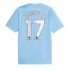 Herren Fußballtrikot Manchester City 2023-24 Heimtrikot Kurzarm Kevin De Bruyne 17
