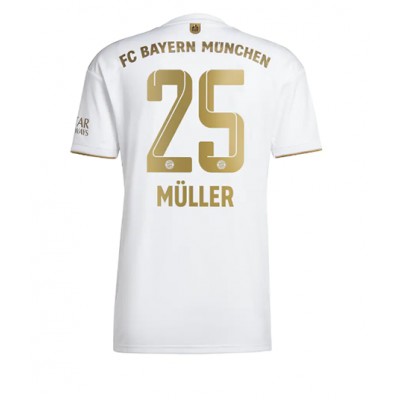 Fußball Trikots Sale Bayern Munich Auswärtstrikot 2022-23 Kurzarm Thomas MÜLLER 25