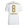 Fußballtrikot für Herren Bayern Munich Auswärtstrikot 2022-23 Kurzarm GORETZKA 8