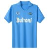 SSC NAPOLI Vintage 1986/87 Heimtrikot blau Kurzarm Günstig Fussballtrikots