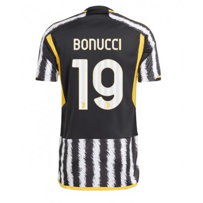 Fußballtrikots Trikotsatz Juventus 2023-24 Heimtrikot Kurzarm für Herren Leonardo Bonucci 19