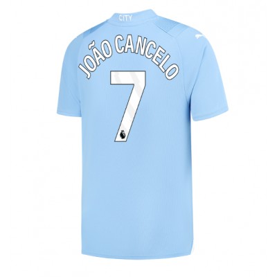 Fußballtrikot Herren Sale Manchester City 2023-2024 Heimtrikot Kurzarm Joao Cancelo 7