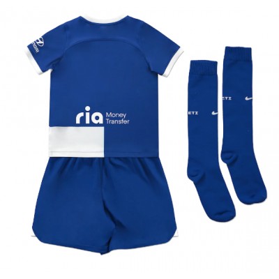 Kinder Trikots Atletico Madrid 2023-24 Auswärtstrikot Trikotsatz Personalisierbar-1