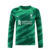 Fußballtrikot für Herren Liverpool Torwart 3rd trikot 2023-24 grün Langarm