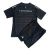 Kinder Fußball Trikot Bayern München 2023-24 Torwart Auswärts Trikotsatz in svart-1