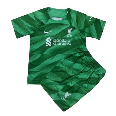 Kinder Fußballtrikot Set Liverpool Torwart 3rd trikot 2023-24 Bestellen Personalisierbar