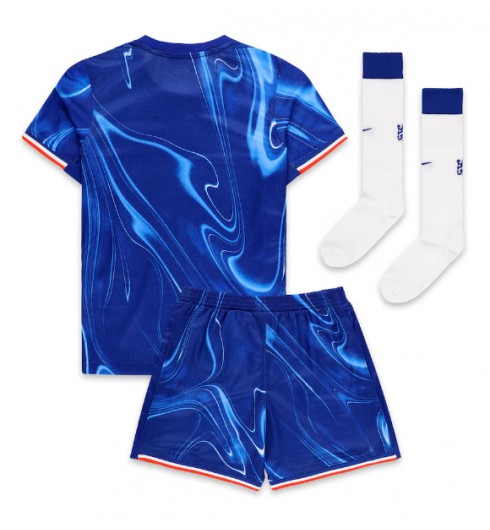 Chelsea Heimtrikot 2024-25 Fußball Trikotsatz für Kinder-1