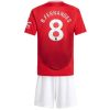 Fußballtrikot Kinder Set Manchester United Heimtrikot 2024-25 Bruno Fernandes 8