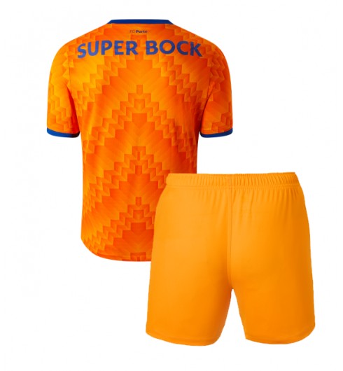 Fußballtrikot deutschland kinder set Porto Auswärtstrikot 2024-25 orange T-shirt-1